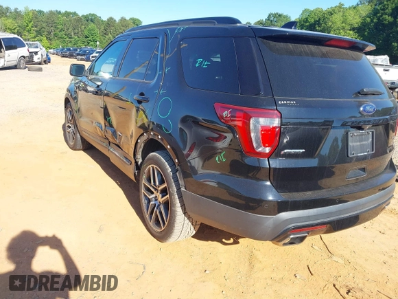 2016 Ford Explorer Sport z VIN 1FM5K8GT4GGC81229, wystawiony jako IAAI lot #42332196 z przebiegiem 107 680 mil mil oraz . Historia ofert i sprzedaży dostępna na DreamBid. Obrazek 3.
