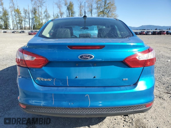 2012 Ford Focus SE with VIN 1FAHP3F22CL274270, listed as a Copart auction lot 53397495 with 53,459 mi miles and Salvage Title. Bid and sale history available at carsss.com. Image 6.