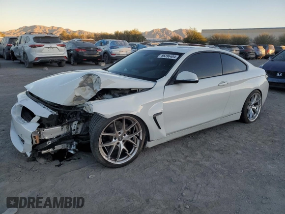 2015 BMW 4 Series 428i with VIN WBA3N3C58FK234842, listed as a Copart auction lot 86396484 with 101,559 mi miles and Salvage Title. Bid and sale history available at DreamBid. Image 1.
