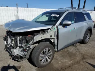 2024 Nissan Pathfinder SL with VIN 5N1DR3CA8RC228316, listed as a Copart auction lot 87428414 with 11,125 mi miles and Salvage Title. Bid and sale history available at carsss.com. Image 1.
