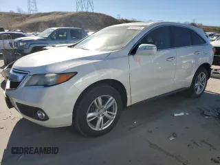 2015 Acura RDX Tech Pkg with VIN 5J8TB3H51FL012353, listed as a Copart auction lot 47474175 with 123,735 mi miles and Salvage Title. Bid and sale history available at carsss.com. Image 1.
