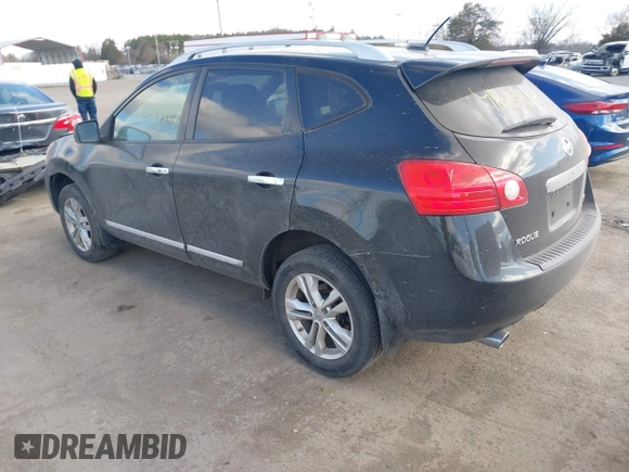 2013 Nissan Rogue S with VIN JN8AS5MT0DW016531, listed as a IAAI auction lot 41689924 with 153,971 mi miles. Bid and sale history available at carsss.com. Image 3.