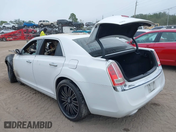 2014 Chrysler 300 with VIN 2C3CCAET4EH117844, listed as a IAAI auction lot 41149046 with 1 mi miles. Bid and sale history available at carsss.com. Image 3.