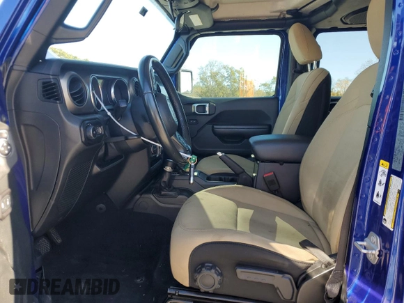 2018 Jeep Wrangler Unlimited Sport z VIN 1C4HJXDN6JW201107, wystawiony jako Copart lot #81801164 z przebiegiem 69 956 mil mil oraz Szkoda całkowita • Salvage title. Historia ofert i sprzedaży dostępna na DreamBid. Obrazek 7.