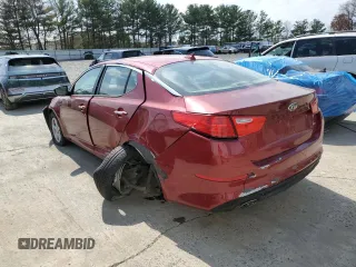 2014 Kia Optima LX with VIN 5XXGM4A75EG266643, listed as a Copart auction lot 52517575 with 109,282 mi miles and Salvage Title. Bid and sale history available at carsss.com. Image 2.