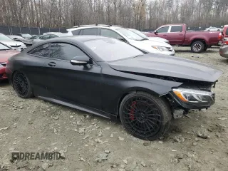2020 Mercedes-Benz S 63 AMG with VIN WDDXJ8JB7LA040820, listed as a Copart auction lot 84505674 with 21,242 mi miles and Salvage Title. Bid and sale history available at DreamBid. Image 4.