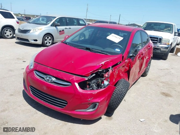 2016 Hyundai Accent SE with VIN KMHCT4AE6GU963876, listed as a IAAI auction lot 41996278 with 115,466 mi miles. Bid and sale history available at carsss.com. Image 2.