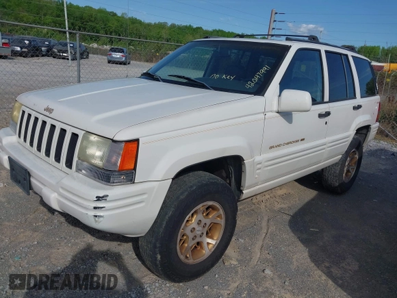 1998 Jeep Grand Cherokee Limited z VIN 1J4GZ78Y9WC342250, wystawiony jako IAAI lot #42047991 z przebiegiem 271 579 mil mil oraz . Historia ofert i sprzedaży dostępna na DreamBid. Obrazek 2.