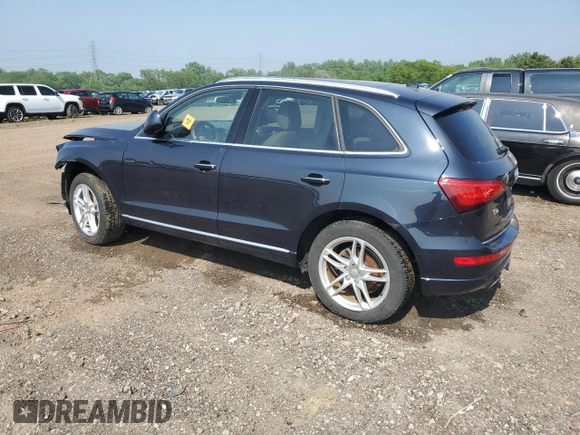 2015 Audi Q5 Premium Plus with VIN WA1LFAFP7FA131185, listed as a Copart auction lot 59782215 with 164,907 mi miles and Salvage title. Bid and sale history available at DreamBid. Image 2.