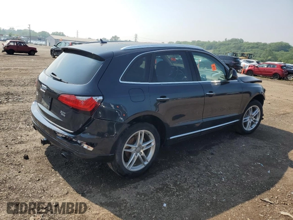 2015 Audi Q5 Premium Plus with VIN WA1LFAFP7FA131185, listed as a Copart auction lot 59782215 with 164,907 mi miles and Salvage title. Bid and sale history available at DreamBid. Image 3.