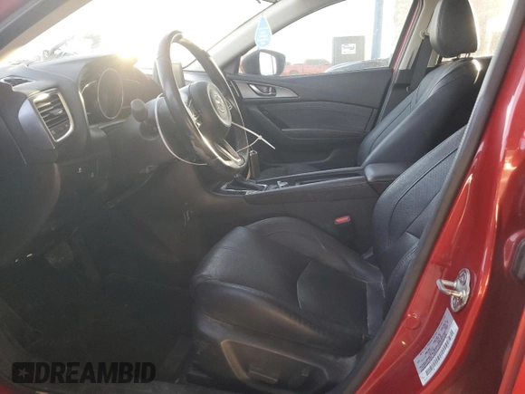 2017 Mazda 3 Grand Touring with VIN JM1BN1M38H1133437, listed as a Copart auction lot 80991974 with 73,810 mi miles and Salvage Title. Bid and sale history available at DreamBid. Image 7.