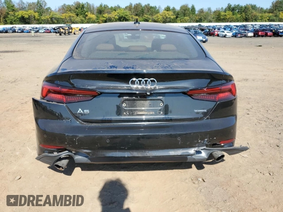 2019 Audi A5 Sportback Premium Plus with VIN WAUENCF54KA089769, listed as a Copart auction lot 76754793 with 26,426 mi miles. Bid and sale history available at carsss.com. Image 6.