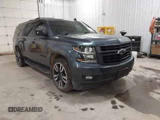 2019 Chevrolet Suburban Premier with VIN 1GNSKJKJ8KR169252, listed as a IAAI auction lot 41472231 with 95,266 mi miles and . Bid and sale history available at DreamBid. Image 1.