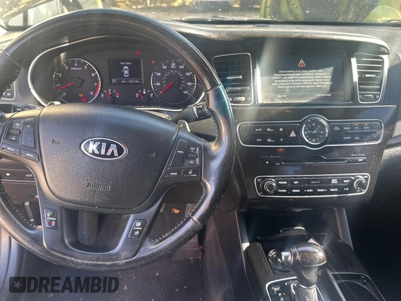 2015 Kia Cadenza Premium with VIN KNALN4D78F5169611, listed as a Copart auction lot 80753424 with 102,146 mi miles and Clean Title. Bid and sale history available at carsss.com. Image 9.