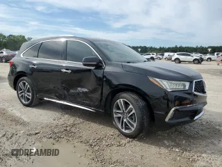 2017 Acura MDX Sport Hybrid w/Advance Pkg with VIN 5FRYD7H77HB000719, listed as a Copart auction lot 48509964 with 103,000 mi miles and Salvage Title. Bid and sale history available at carsss.com. Image 4.
