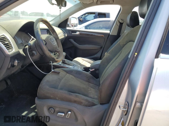 2013 Audi Q5 Premium with VIN WA1CFAFPXDA016741, listed as a Copart auction lot 52041075 with 0 mi miles and Salvage Title. Bid and sale history available at carsss.com. Image 7.