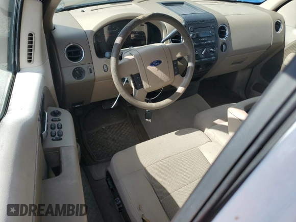 2005 Ford F-150 XL with VIN 1FTVX12525NB79250, listed as a Copart auction lot 80706844 with 145,551 mi miles and Non repairable. Bid and sale history available at DreamBid. Image 8.