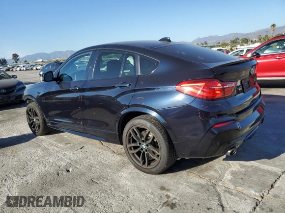 2017 BMW X4 M40i with VIN 5UXXW7C57H0U25965, listed as a Copart auction lot 72104593 with 75,325 mi miles. Bid and sale history available at carsss.com. Image 2.