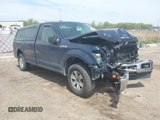 2018 Ford F-150 XL with VIN 1FTMF1EB2JKG02419, listed as a IAAI auction lot 42233077 with 175,669 mi miles and . Bid and sale history available at DreamBid. Image 1.