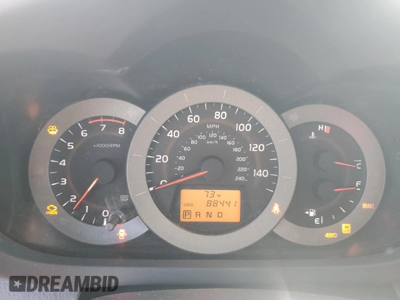 2011 Toyota RAV4 Sport with VIN JTMRK4DV6B5101712, listed as a Copart auction lot 53344565 with 88,441 mi miles and Salvage title. Bid and sale history available at DreamBid. Image 9.
