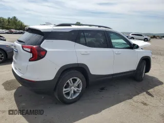 2022 GMC Terrain SLE z VIN 3GKALTEV3NL265091, wystawiony jako Copart lot #54828235 z przebiegiem 34 259 mil mil oraz Szkoda całkowita • Salvage title. Historia ofert i sprzedaży dostępna na DreamBid. Obrazek 3.
