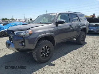 2023 Toyota 4Runner TRD Off Road Premium с VIN JTERU5JR2P6103722, выставлен на аукционе Copart как лот 54865385 с пробегом 59 688 миль миль и Списание • Salvage title. История ставок и продаж доступна на DreamBid. Изображение 1.
