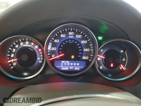 2008 Acura RL with VIN JH4KB16528C001848, listed as a Copart auction lot 42711235 with 156,055 mi miles and Salvage Title. Bid and sale history available at DreamBid. Image 9.