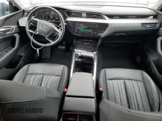 2023 Audi e-tron Premium Plus with VIN WA1LAAGE4PB024702, listed as a Copart auction lot 49175705 with 8,780 mi miles and Salvage title. Bid and sale history available at DreamBid. Image 8.