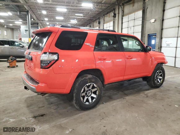 2024 Toyota 4Runner TRD Off Road with VIN JTEPU5JRXR6217722, listed as a Copart auction lot 48193935 with 18,128 mi miles and Salvage Title. Bid and sale history available at carsss.com. Image 3.