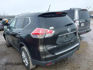 2016 Nissan Rogue SV with VIN KNMAT2MV7GP638096, listed as a IAAI auction lot 41741596 with 109,451 mi miles. Bid and sale history available at carsss.com. Image 3.