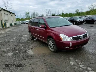 2012 Kia Sedona EX with VIN KNDMH4C75C6503969, listed as a Copart auction lot 54177734 with 190,995 mi miles and Salvage Title. Bid and sale history available at carsss.com. Image 11.
