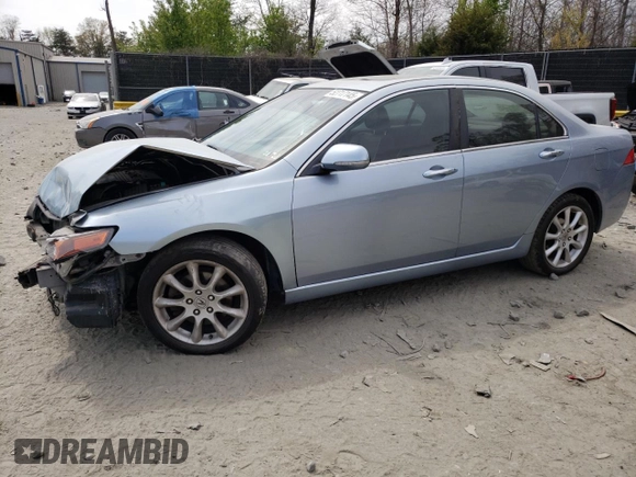2005 Acura TSX with VIN JH4CL96825C006067, listed as a Copart auction lot 52717145 with 86,793 mi miles and Salvage Title. Bid and sale history available at carsss.com. Image 1.