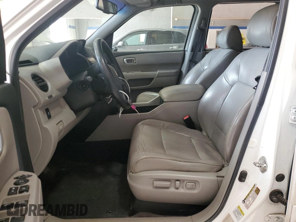 2012 Honda Pilot EX-L with VIN 5FNYF3H5XCB028347, listed as a Copart auction lot 46604945 with 207,003 mi miles and Salvage Title. Bid and sale history available at DreamBid. Image 7.