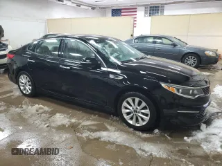 2016 Kia Optima EX with VIN 5XXGU4L32GG079017, listed as a Copart auction lot 45742535 with 85,614 mi miles and Clean Title. Bid and sale history available at carsss.com. Image 4.