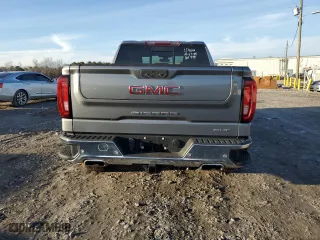 2020 GMC Sierra 1500 SLT with VIN 3GTU9DED0LG135313, listed as a Copart auction lot 81136554 with 71,702 mi miles and Salvage Title. Bid and sale history available at carsss.com. Image 6.