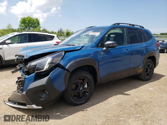 2024 Subaru Forester Wilderness with VIN JF2SKAJC7RH523422, listed as a Copart auction lot 61398025 with 2,311 mi miles and Salvage title. Bid and sale history available at DreamBid. Image 1.
