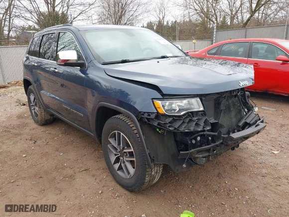 2020 Jeep Grand Cherokee Limited with VIN 1C4RJFBG6LC416672, listed as a IAAI auction lot 42030352 with 89,957 mi miles. Bid and sale history available at carsss.com. Image 1.