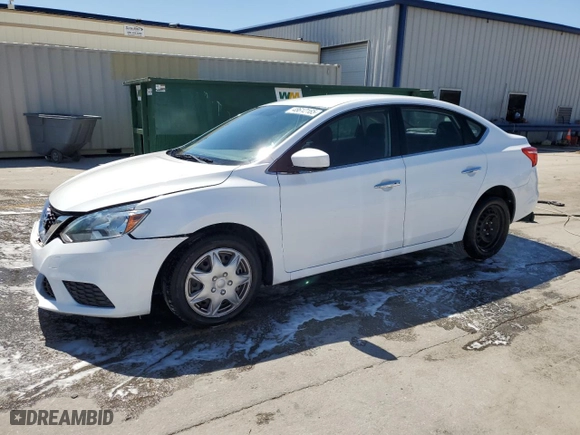 2017 Nissan Sentra SV with VIN 3N1AB7AP6HY313898, listed as a Copart auction lot 48612165 with 104,100 mi miles and Salvage Title. Bid and sale history available at carsss.com. Image 1.