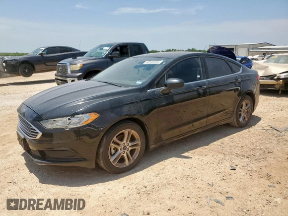 2018 Ford Fusion SE z VIN 3FA6P0HD5JR252718, wystawiony jako Copart lot #60549335 z przebiegiem 120 807 mil mil oraz Czysty tytuł • Clean title. Historia ofert i sprzedaży dostępna na DreamBid. Obrazek 1.