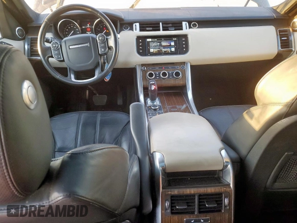 2016 Land Rover Range Rover Sport HSE with VIN SALWR2PF4GA585507, listed as a Copart auction lot 49971065 with 102,804 mi miles and Clean Title. Bid and sale history available at DreamBid. Image 8.