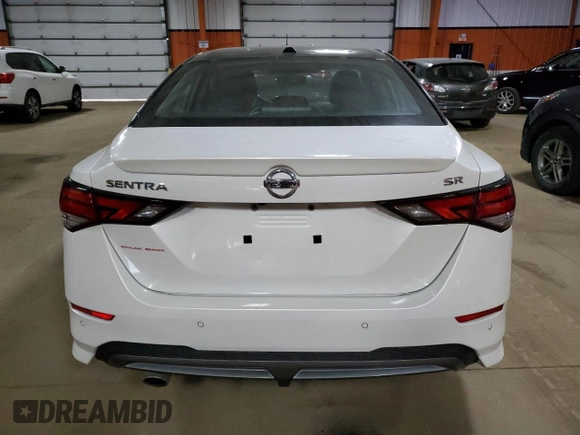 2023 Nissan Sentra SR with VIN 3N1AB8DV9PY300187, listed as a Copart auction lot 81112814 with 17,594 mi miles and Clean Title. Bid and sale history available at DreamBid. Image 6.