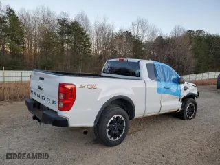 2021 Ford Ranger XL with VIN 1FTER1EH8MLD86171, listed as a Copart auction lot 82156344 with 93,428 mi miles and Salvage Title. Bid and sale history available at carsss.com. Image 3.