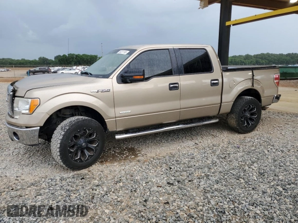 2012 Ford F-150 XL with VIN 1FTFW1ET5CFC30264, listed as a Copart auction lot 55231195 with 272,270 mi miles and Salvage title. Bid and sale history available at DreamBid. Image 1.