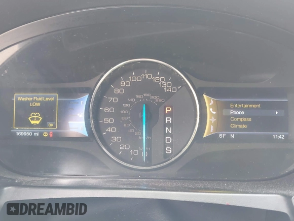 2013 Ford Edge SEL with VIN 2FMDK3JC7DBA61254, listed as a IAAI auction lot 41966459 with 169,950 mi miles. Bid and sale history available at carsss.com. Image 7.
