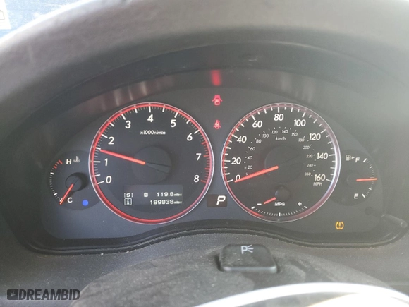 2009 Subaru Legacy (Natl) GT Ltd with VIN 4S3BL676994211877, listed as a Copart auction lot 81146774 with 189,838 mi miles and Salvage Title. Bid and sale history available at carsss.com. Image 9.