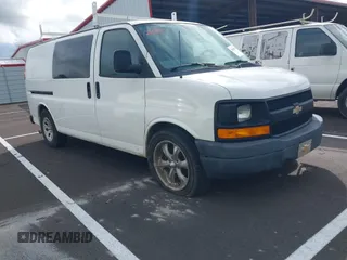 2011 Chevrolet Express Cargo with VIN 1GCSGAFX6B1144874, listed as a IAAI auction lot 41868850 with 201,347 mi miles and . Bid and sale history available at DreamBid. Image 1.