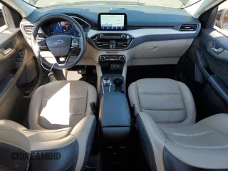 2021 Ford Escape SEL Hybrid with VIN 1FMCU9CZXMUA27278, listed as a Copart auction lot 55123635 with 46,930 mi miles and Salvage title. Bid and sale history available at DreamBid. Image 8.