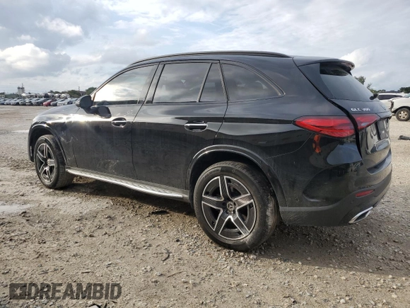 2023 Mercedes-Benz GLC with VIN W1NKM4GB9PU025907, listed as a Copart auction lot 45935185 with 0 mi miles and Salvage Title. Bid and sale history available at carsss.com. Image 2.