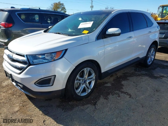 2018 Ford Edge Titanium with VIN 2FMPK4K90JBC21864, listed as a IAAI auction lot 41008693 with 83,503 mi miles. Bid and sale history available at carsss.com. Image 2.