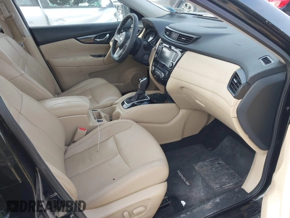 2019 Nissan Rogue SL with VIN 5N1AT2MV7KC726626, listed as a IAAI auction lot 41460387 with 54,739 mi miles. Bid and sale history available at carsss.com. Image 5.
